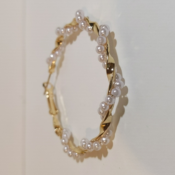 Gold Hoop Earrings - Picture 3 of 4